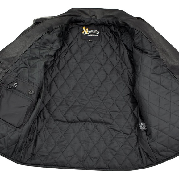 NWT - Men’s classic leather biker jacket - Picture 7 of 8